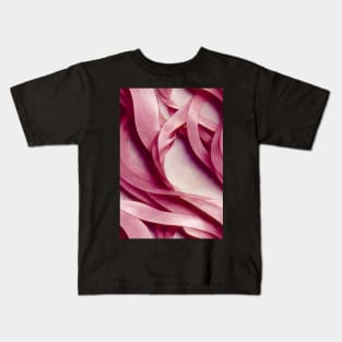 In October We Wear Pink - Pink Awerness Ribbons, best pattern for Pinktober! #6 Kids T-Shirt